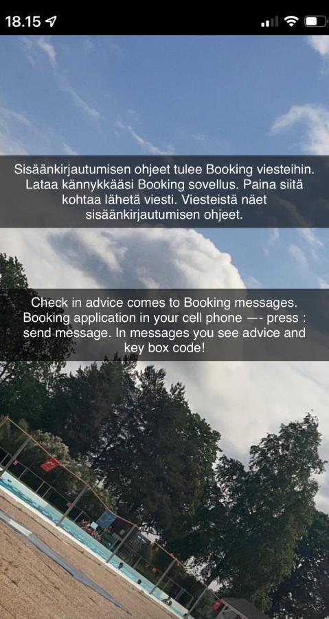 Yksiö 1 km jokirannasta föriltä/ 2 km torilta Lägenhet Åbo Exteriör bild